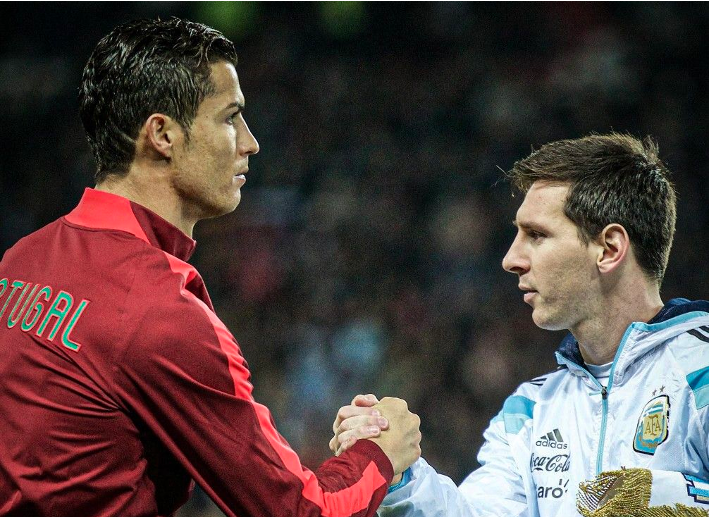 Cristiano Ronaldo y Lionel Messi