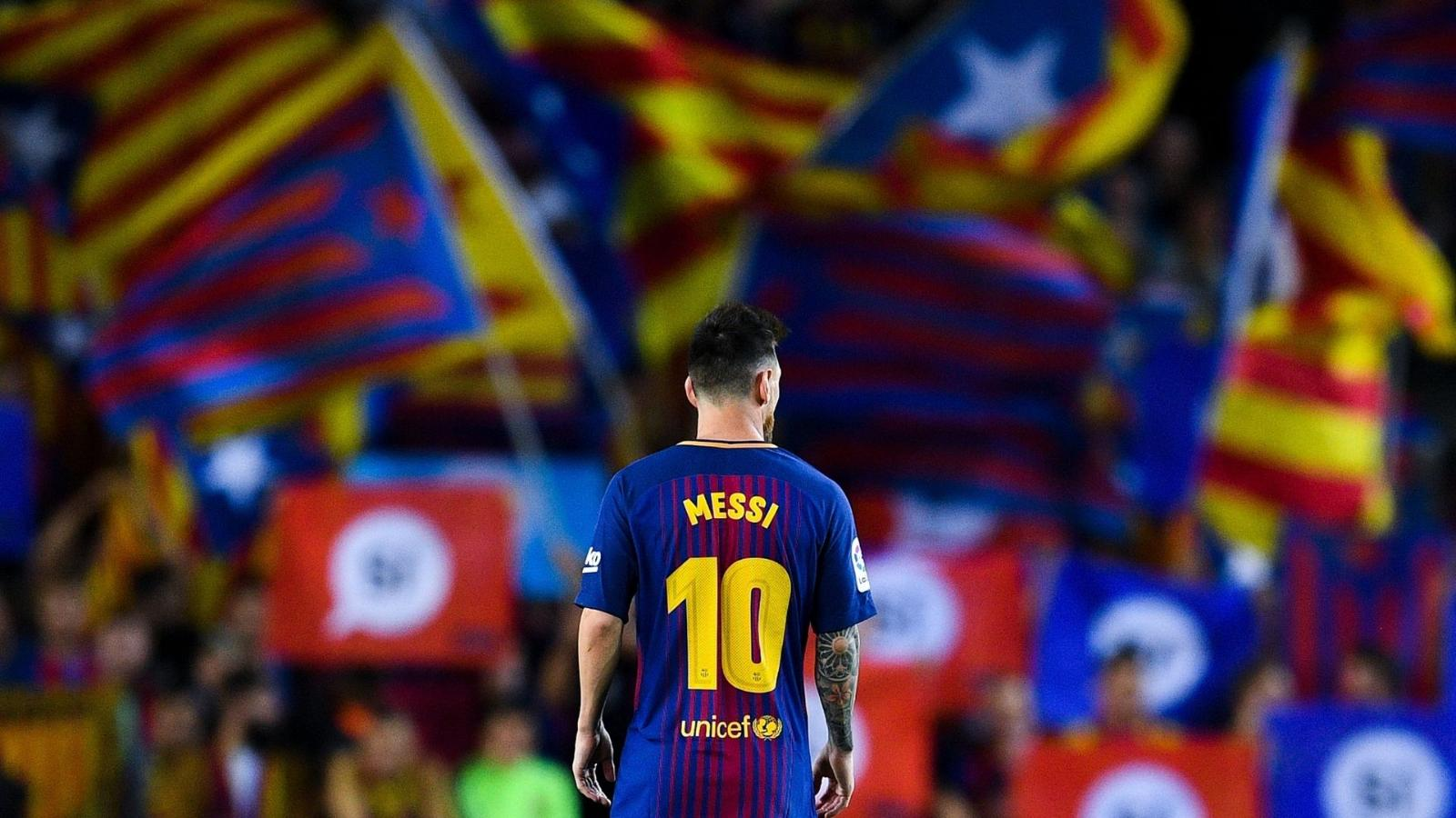 Homenaje a Messi en el nuevo Camp Nou