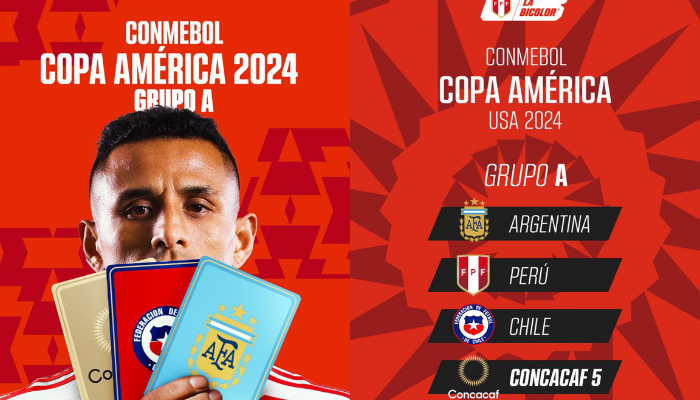 Selección Peruana Grupo de Perú y partidos para la Copa América Estados Unidos 2024