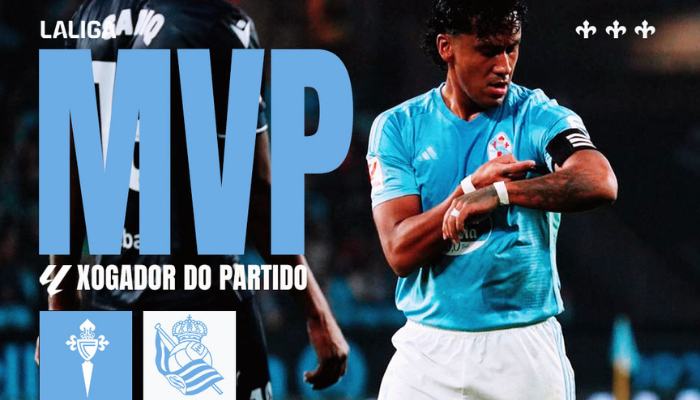 ¡Renato Tapia acumuló su quinto MVP de la temporada con el Celta de Vigo!