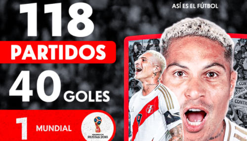 ¡Paolo Guerrero llegó a los 40 goles con la Selección Peruana!