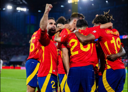España goleó 4-1 a Georgia (video)