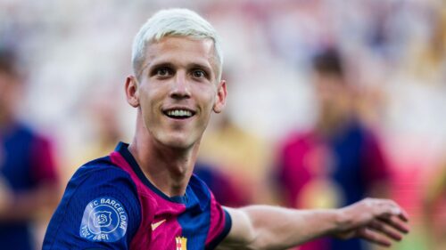 Dani Olmo pudo ser registrado por el Barcelona, lo cual permitió su debut con gol ante el Rayo Vallecano.