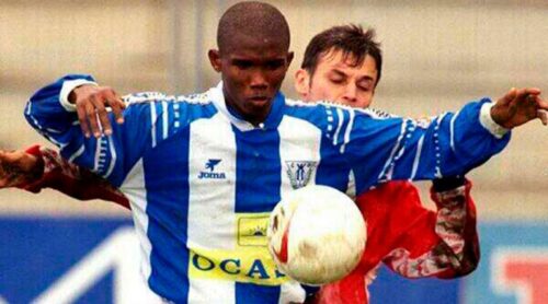 samuel etoo jugador leganes de tapia