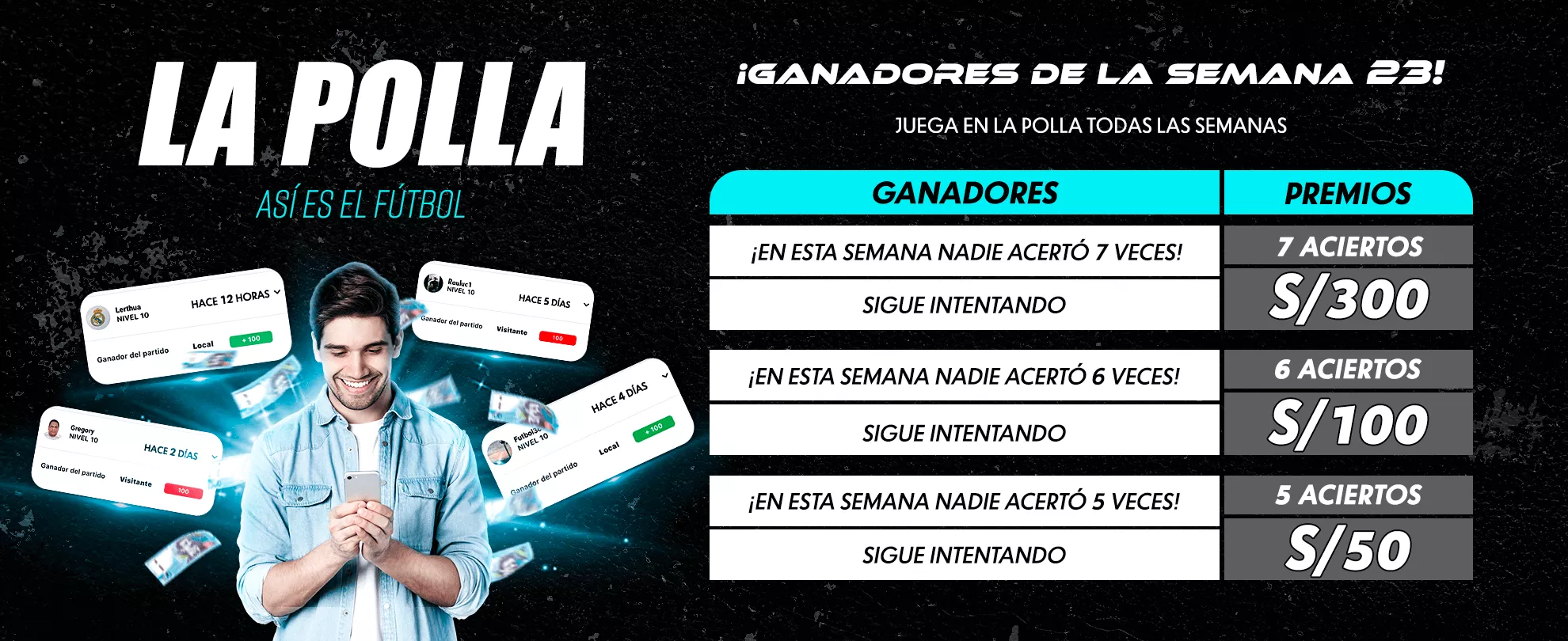 Ganadores del Torneo