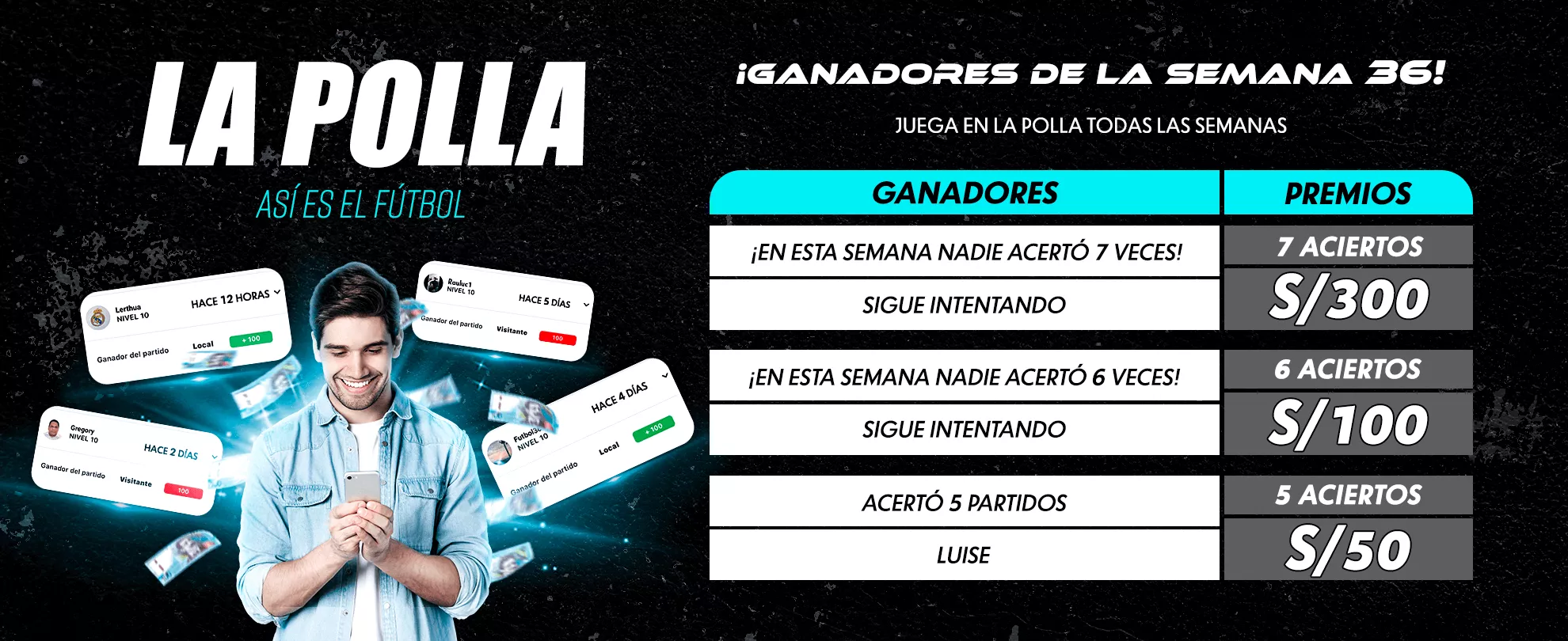 Ganadores del Torneo