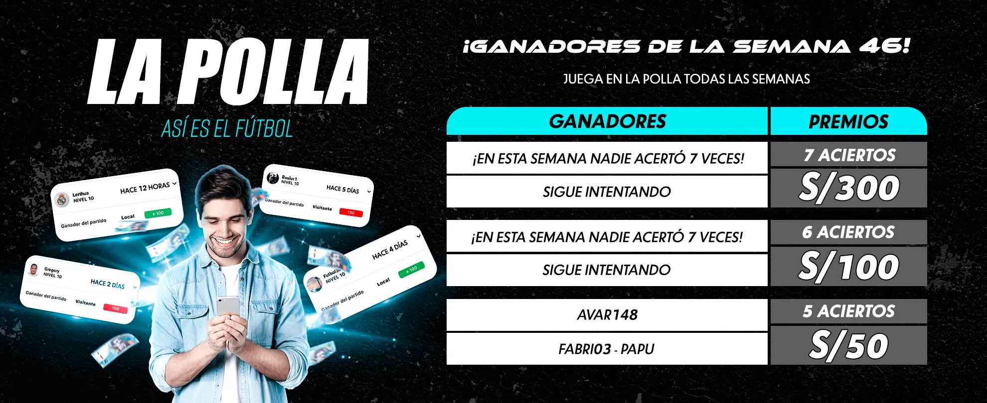 Ganadores del Torneo